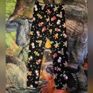 Girls christmas leggings size S(6-6x)